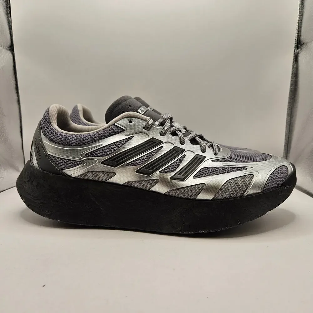 ADIDAS MEN'S 13 LIFESTYLE CASUAL SNEAKERS ADIZERO ARUKU SILVER METALLIC JS3712